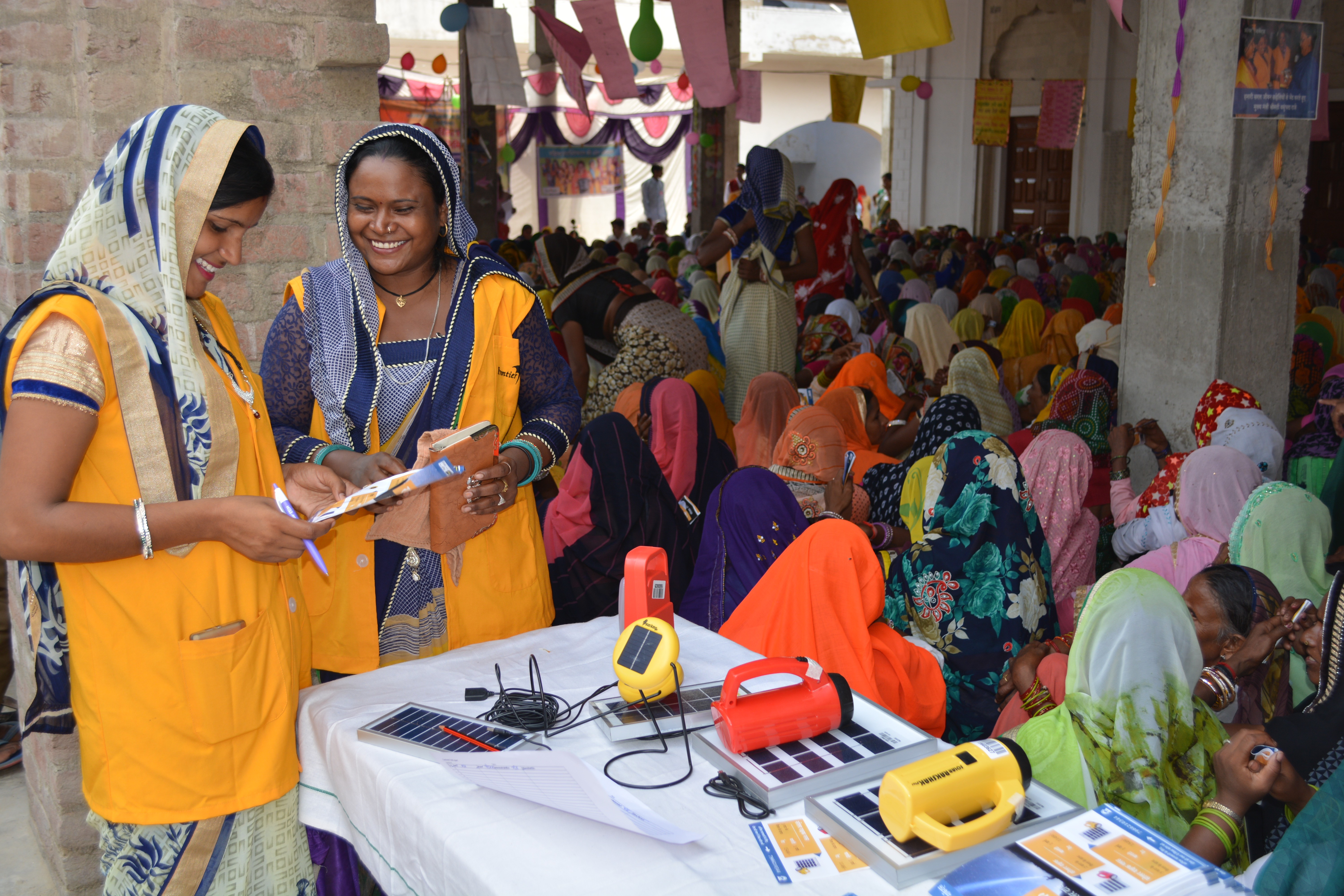 Frontier Markets' staff at work