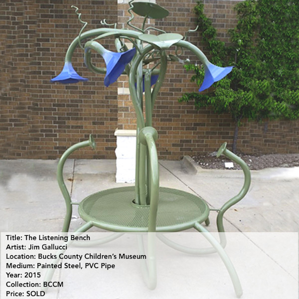The Listening Bench. Jim Gallucci