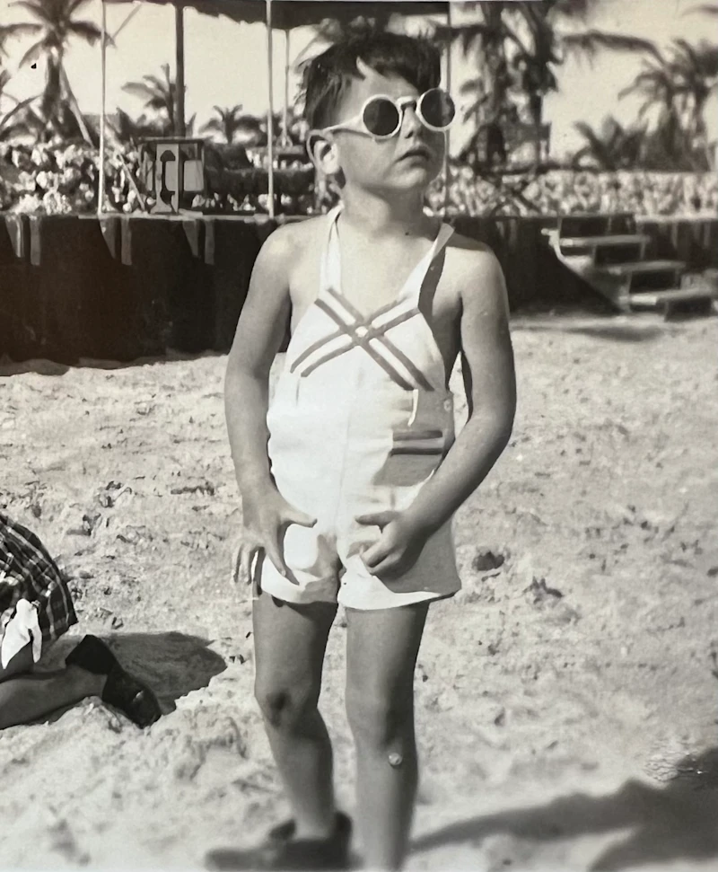 Kid Dick at the beach