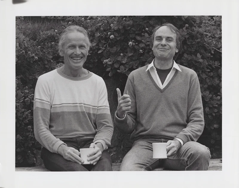 Dick and Mike laughing