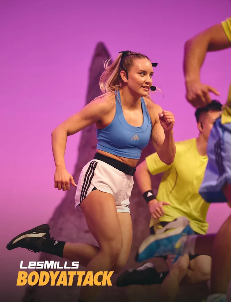 Kurskarte LES MILLS BODYATTACK (900×1175) für den Kurse-Slider der Startseite