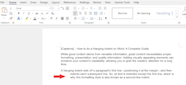 How To Do A Hanging Indent On Word Capterra