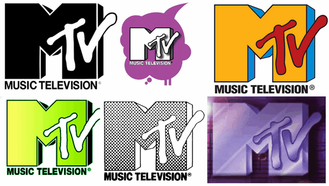 MTV logo for the blog article "What Are the Types of Logo Design?"