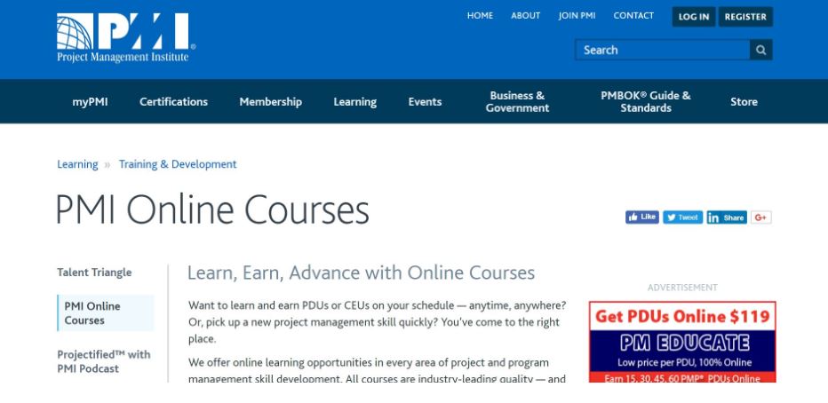 Government Training Courses and Online Programs