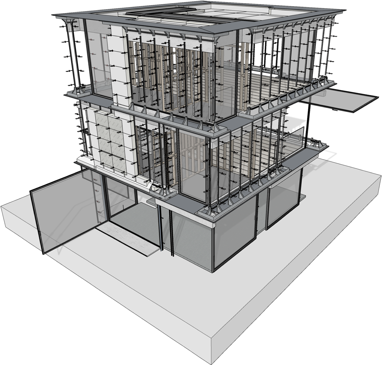 3d buildings models