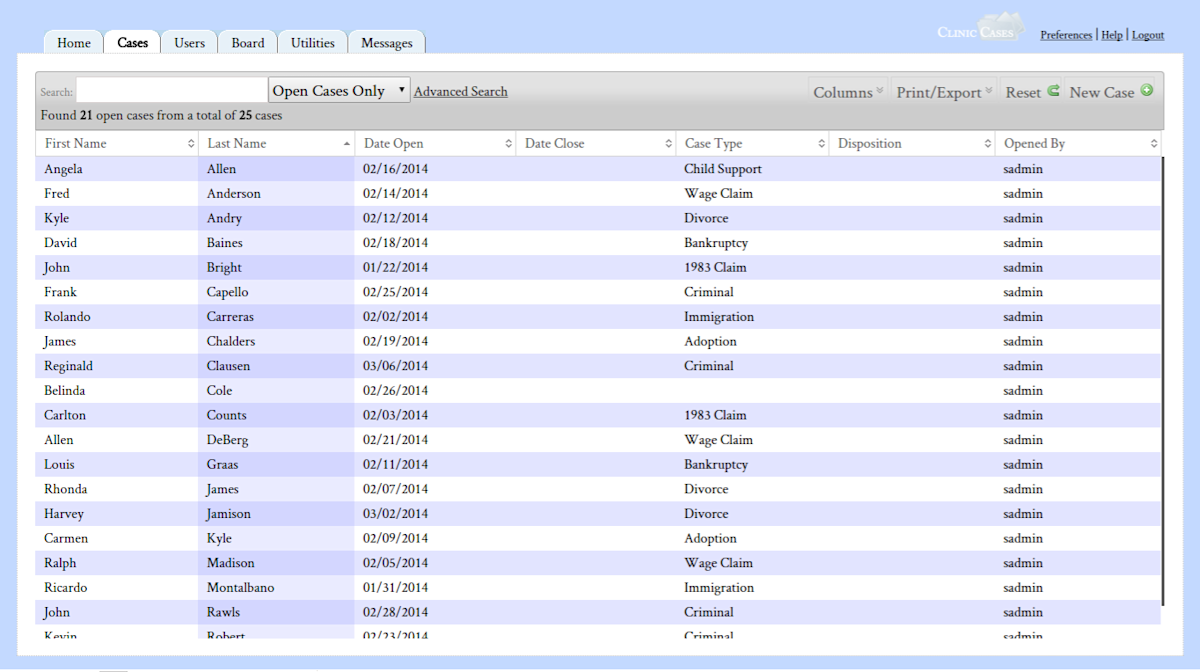 Case Database 3 Popular Open Source and Free Legal Case Management Software | Capterra