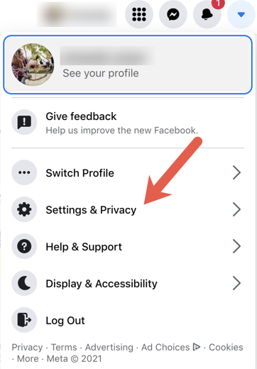 click-settings-and-privacy-to-access-your-profile
