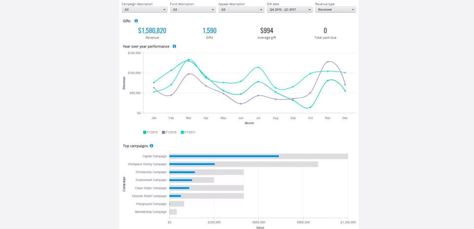 Beautiful view of Nonprofit Data Visualization For Fundraising