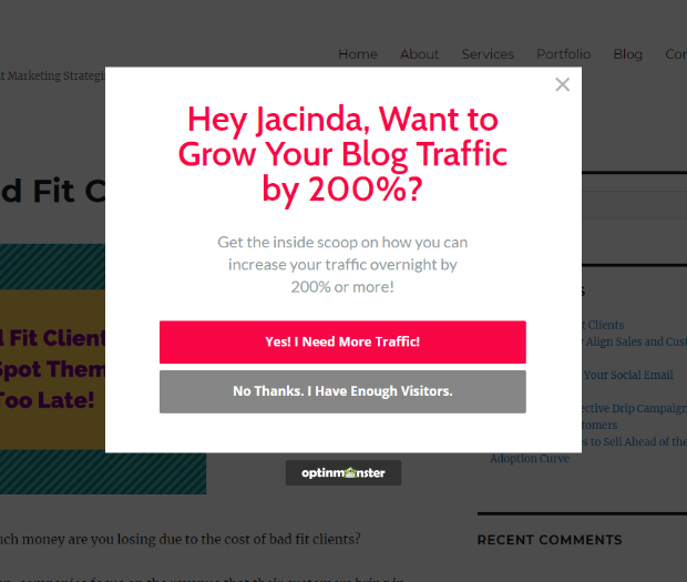 example-of-a-personalized-pop-up