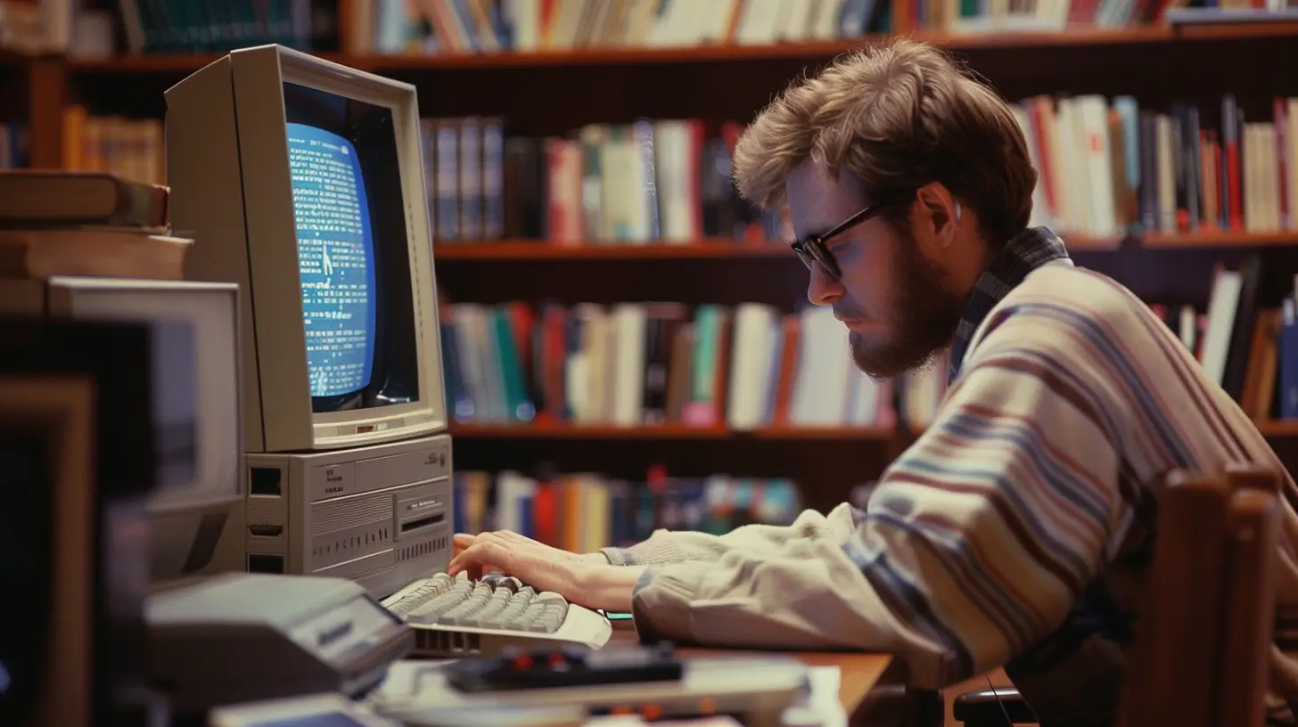 Online research in the early days of the internet