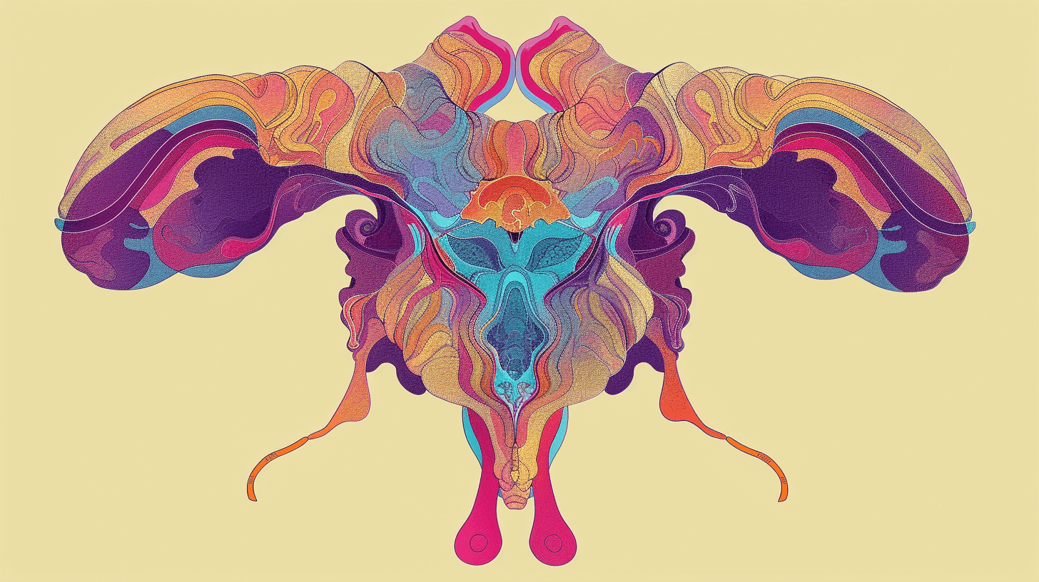 abstract illustration of uterus