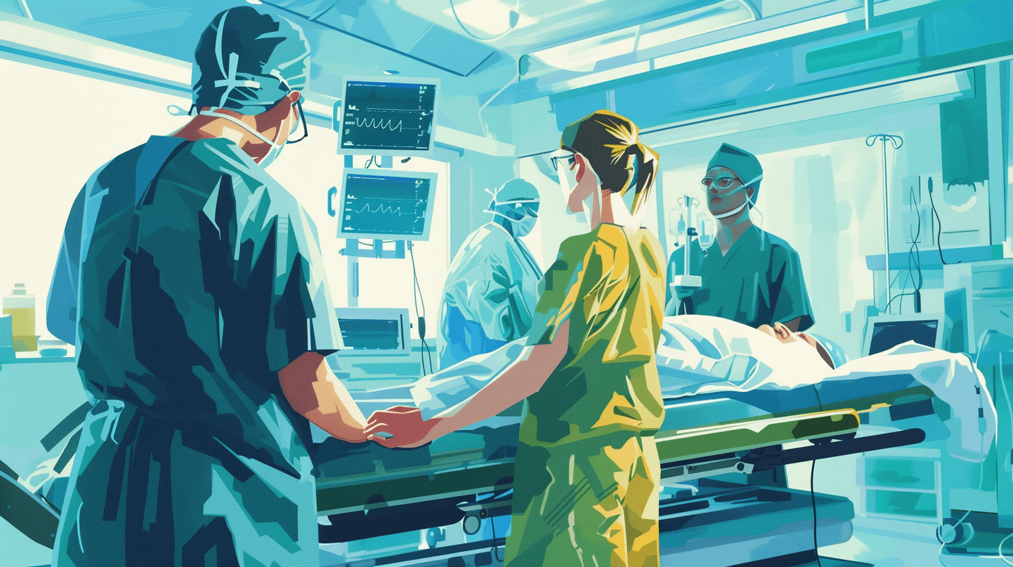 Going into the OR for a hymenectomy