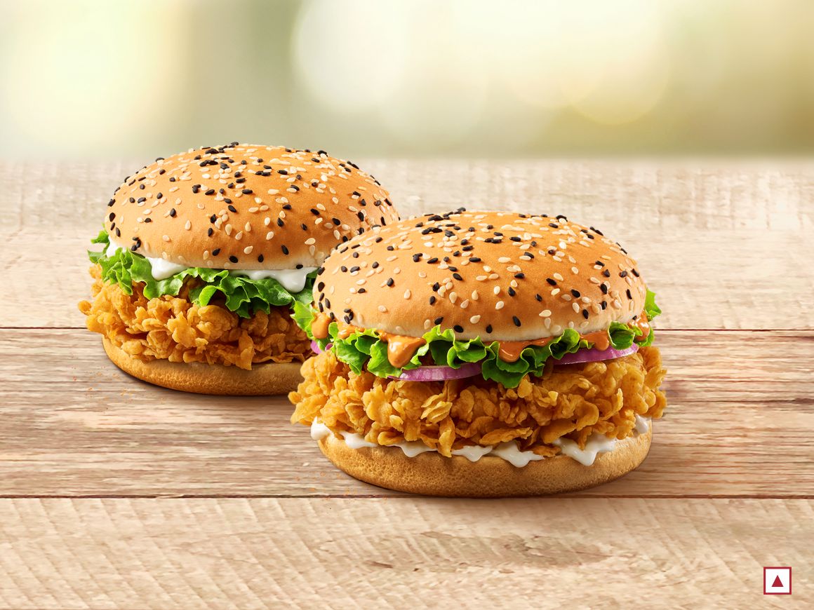 Mixed Zinger Doubles BURGERS KFC Menu