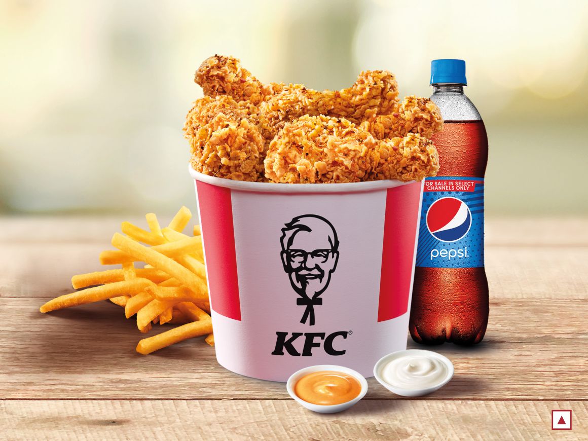 Peri Peri 5 Leg Pc Meal | CHICKEN BUCKETS | KFC Menu