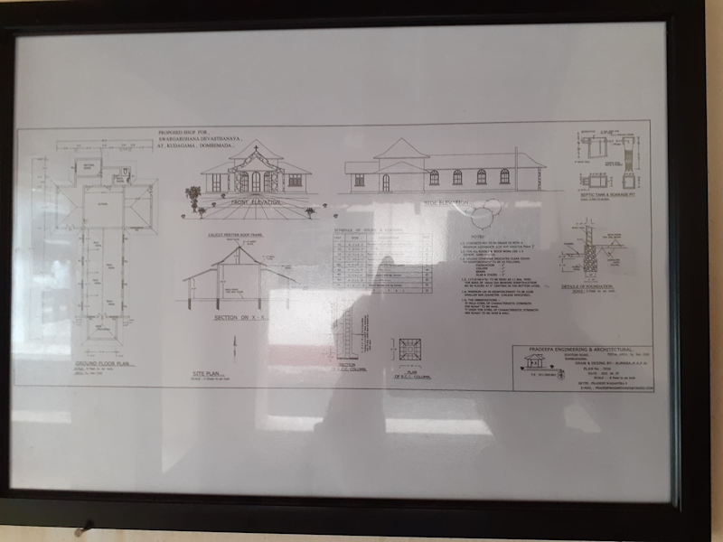 Church of the Ascension, Kudagama - Plan