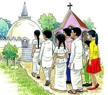 Sinhala Buddhists and Christians 