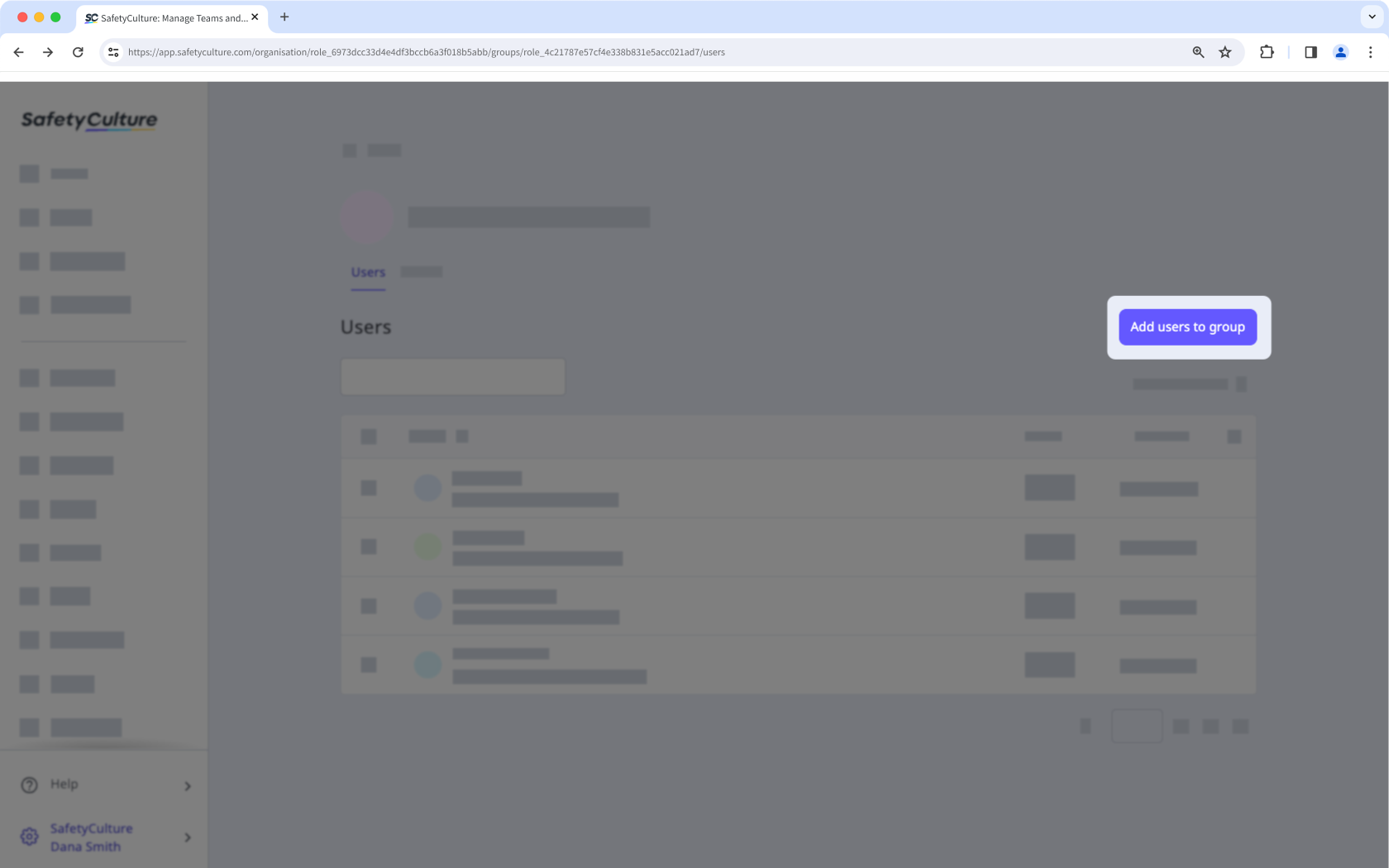 Ajouter un utilisateur à un groupe à partir de l'application Web.