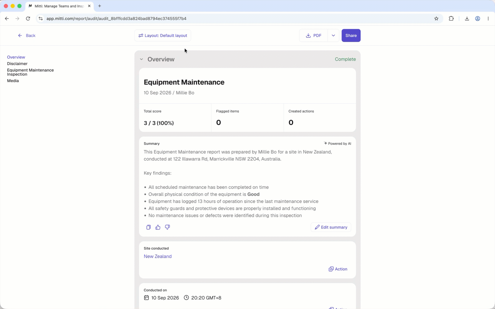 Select a different report layout to view its report logo.