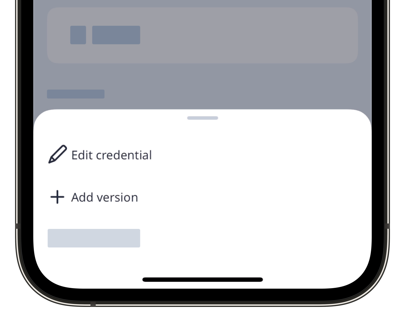 Modifier un justificatif d'identité via l'application mobile.