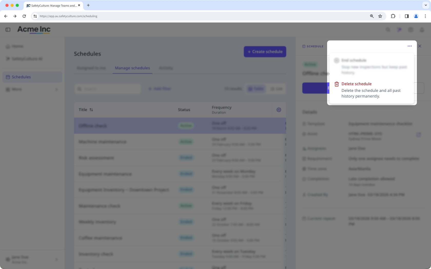 Eliminar un programa en la nueva experiencia a través de la aplicación web.