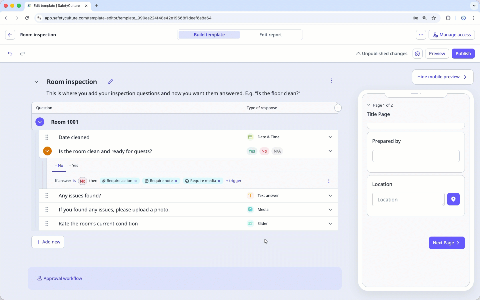 Turn multiple selection on via the web app.
