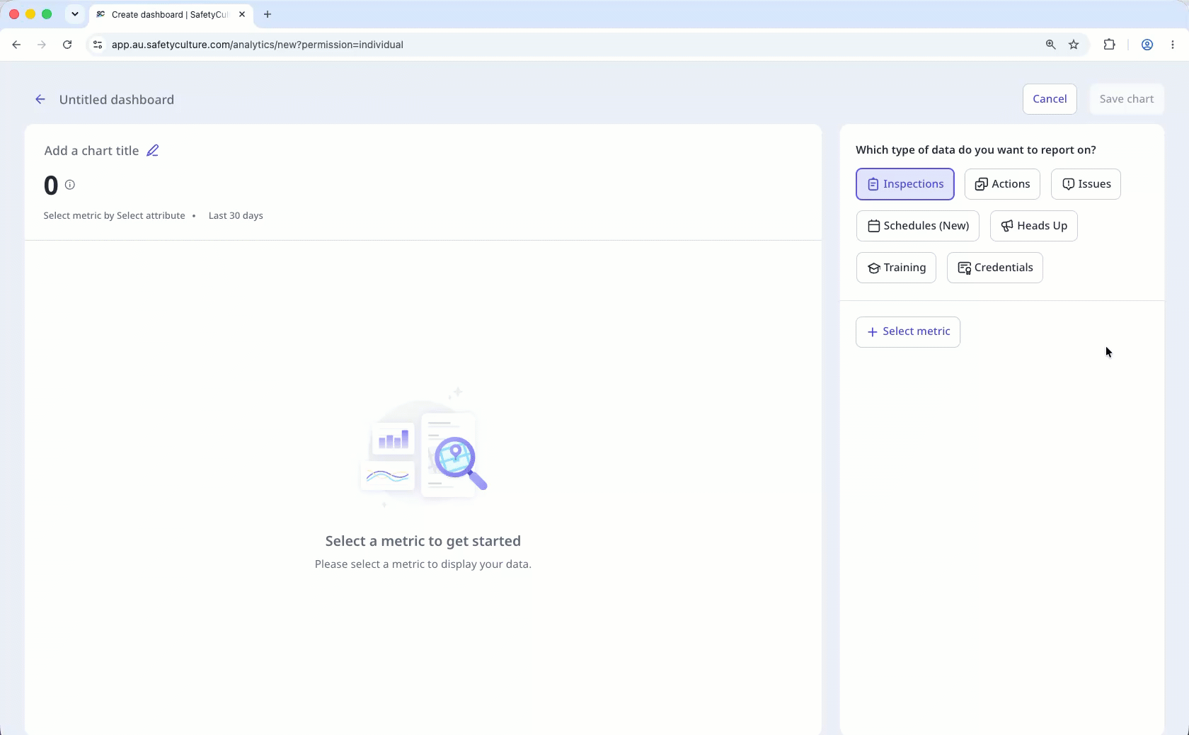 Add a training matrix in analytics