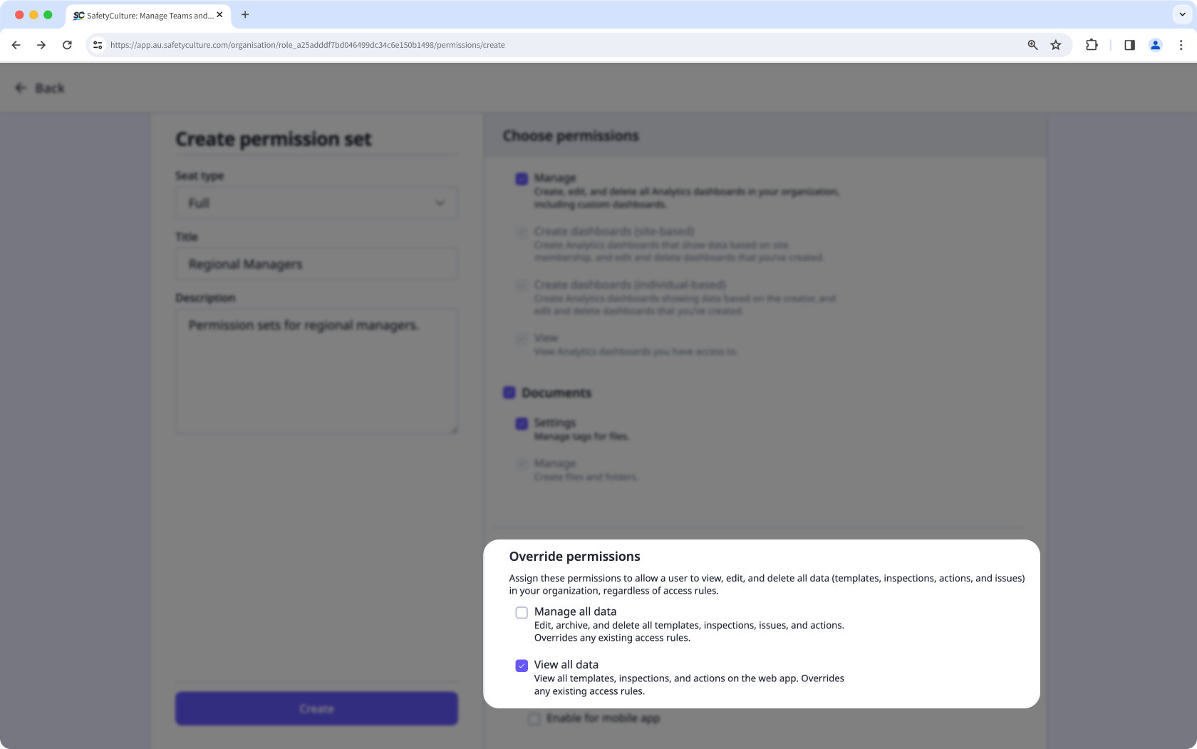Nutzern unbeschränkten Zugriff zur Verwaltung oder Ansicht aller Daten geben über die Web-App.