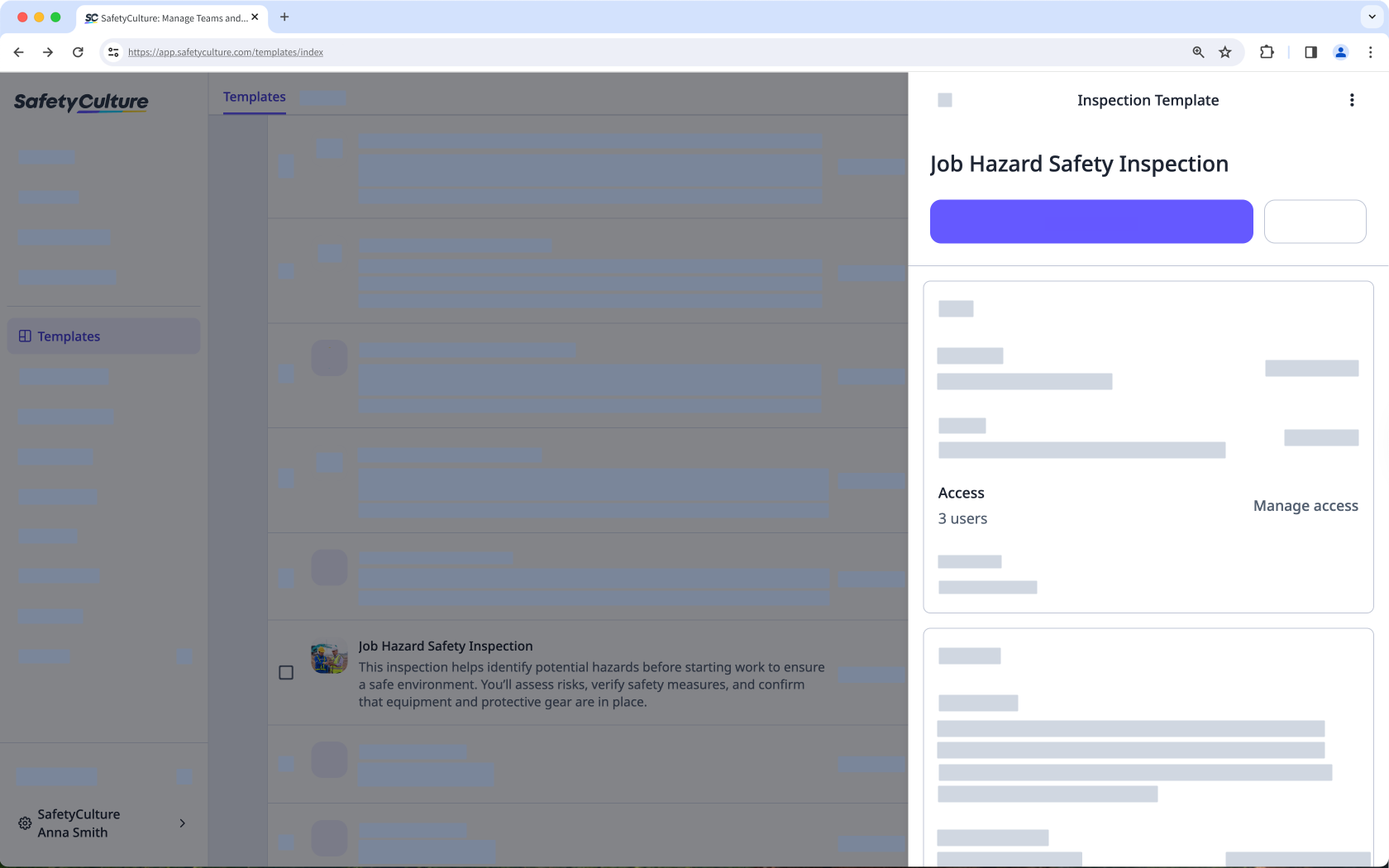 Vérifier le niveau d'accès à votre modèle à partir de l'application Web.