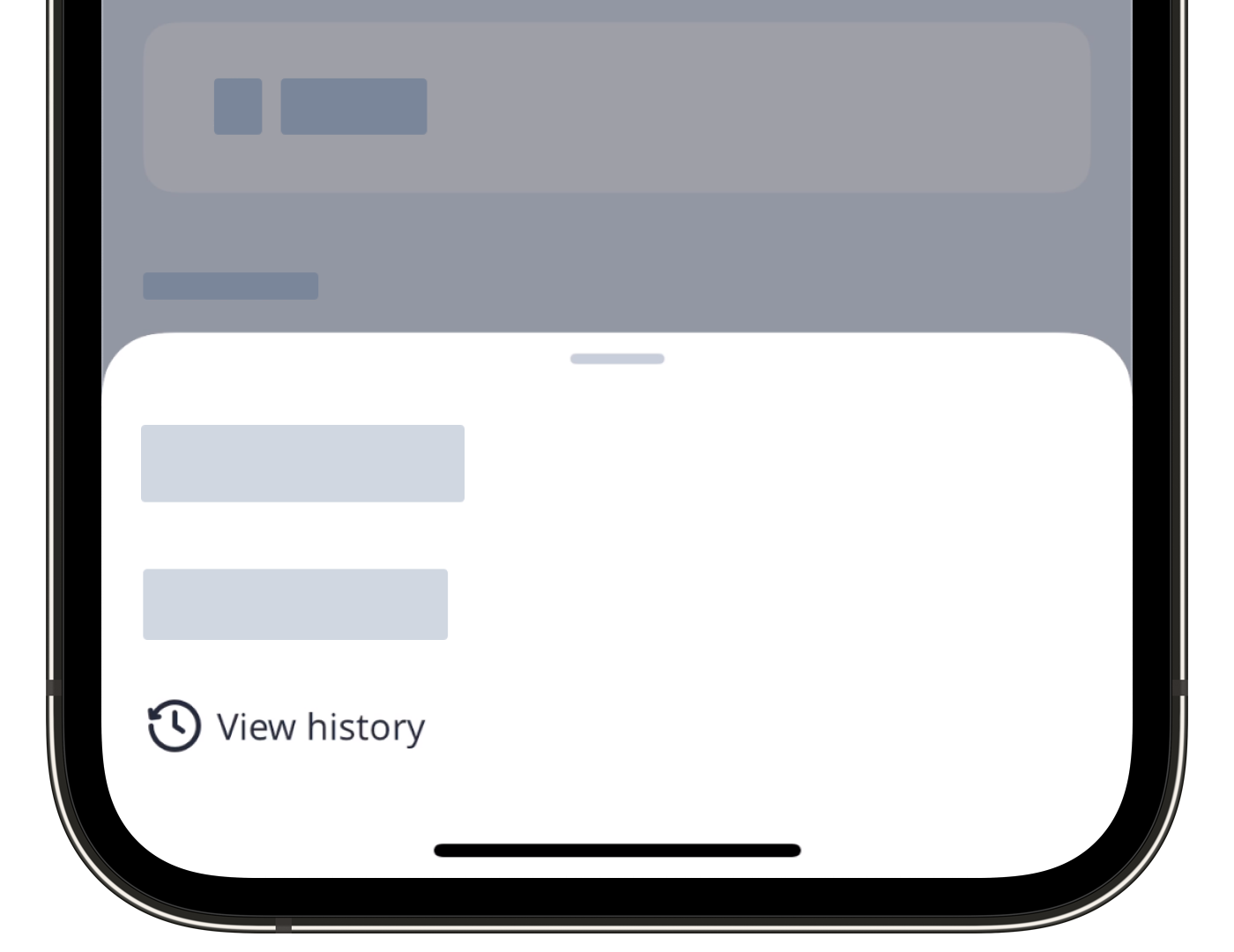 Consulter l'historique d'un titre via l'application mobile.