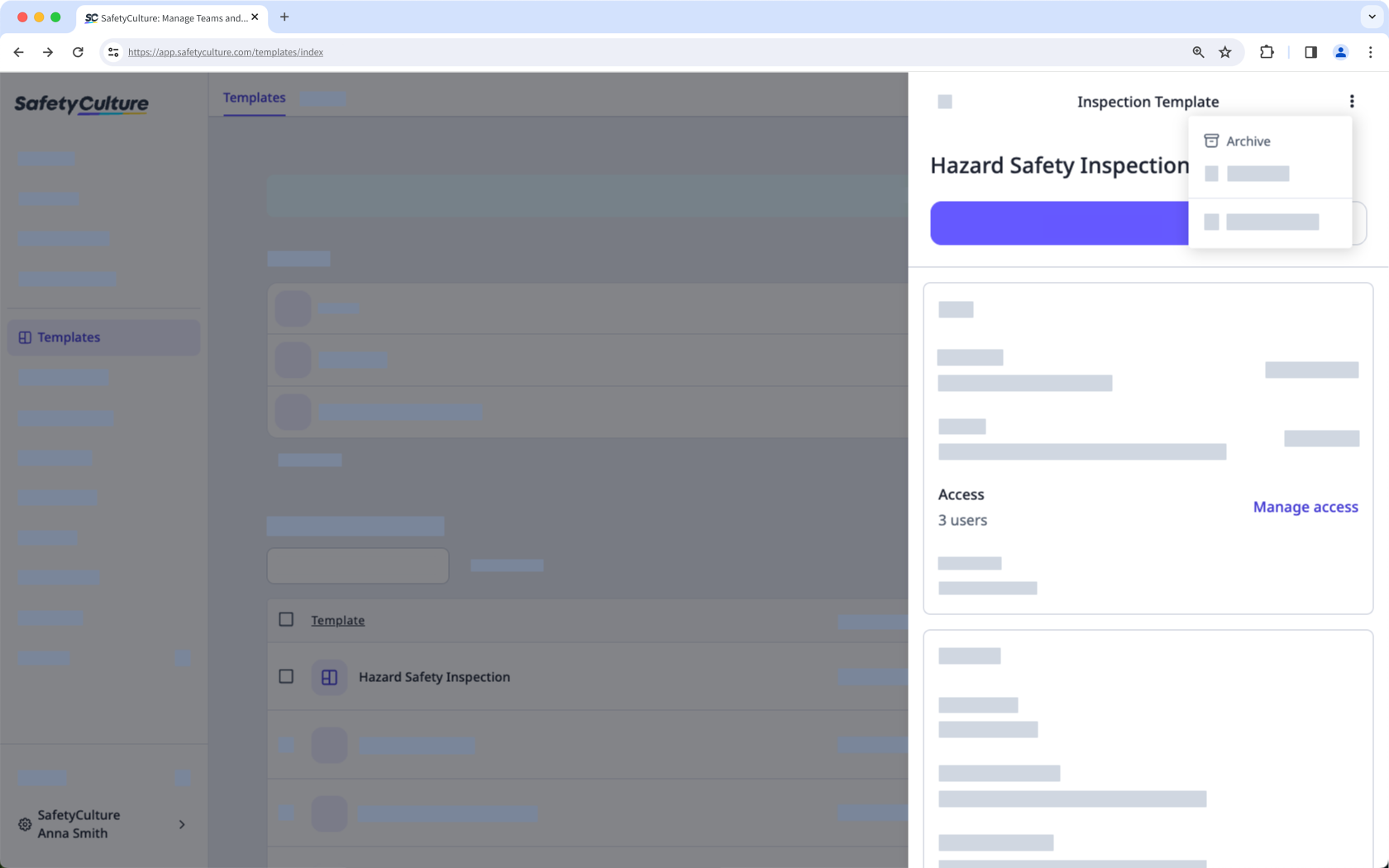 Vérifiez le niveau d'accès à votre modèle à partir de l'application Web.