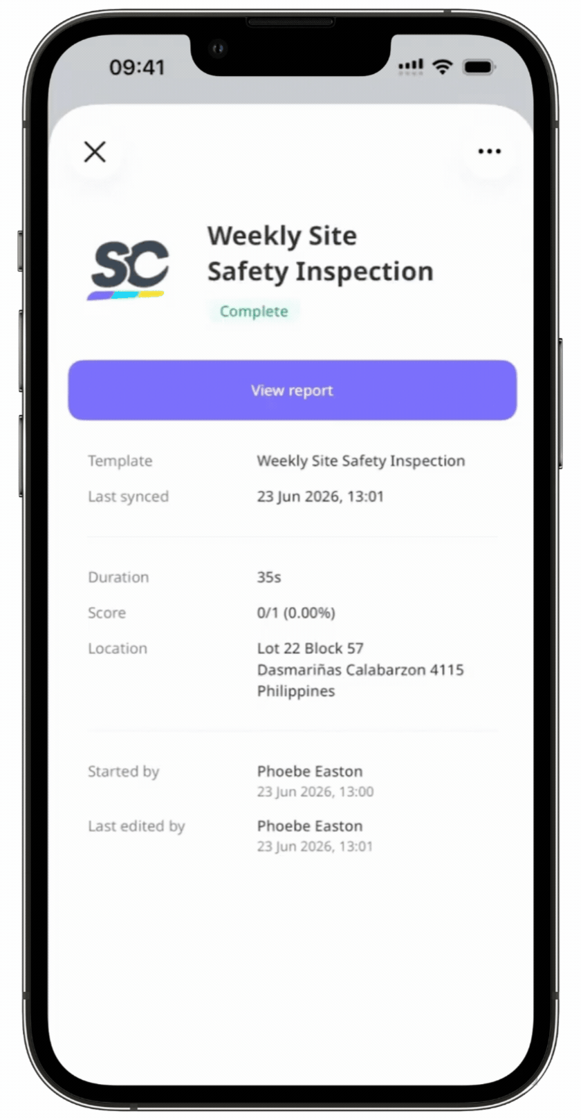 Give inspection access to a group and change their access level to View, edit.