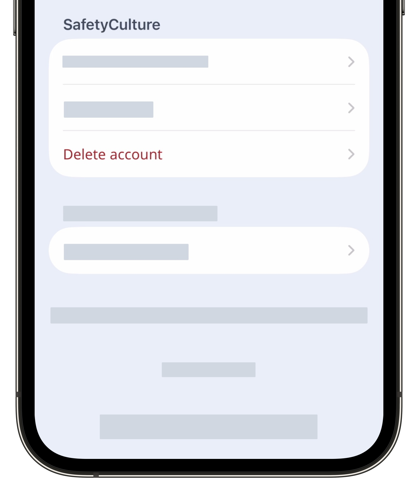 Mein SafetyCulture-Konto über die Mobile-App löschen.