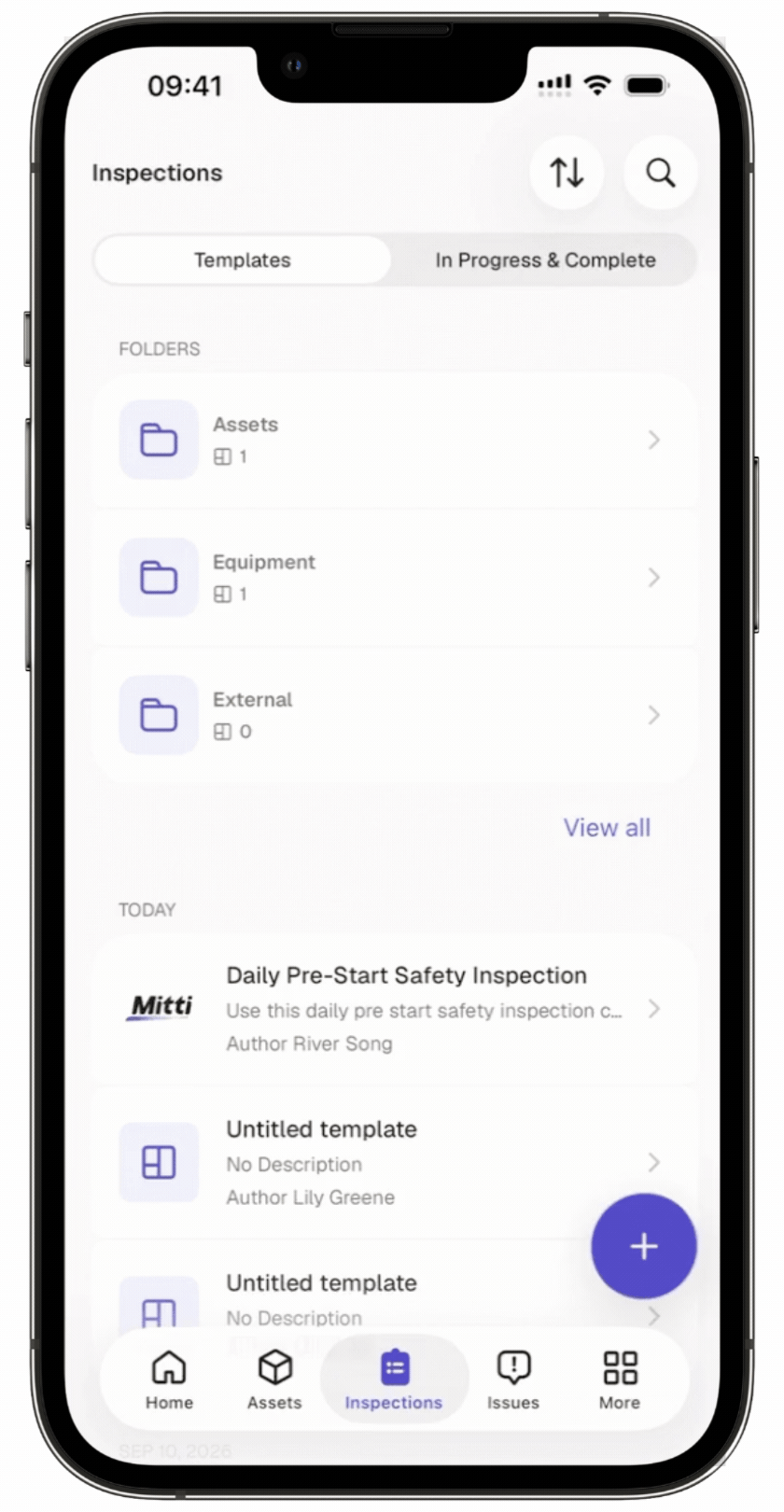 Select "Start from scratch" to create a new template.