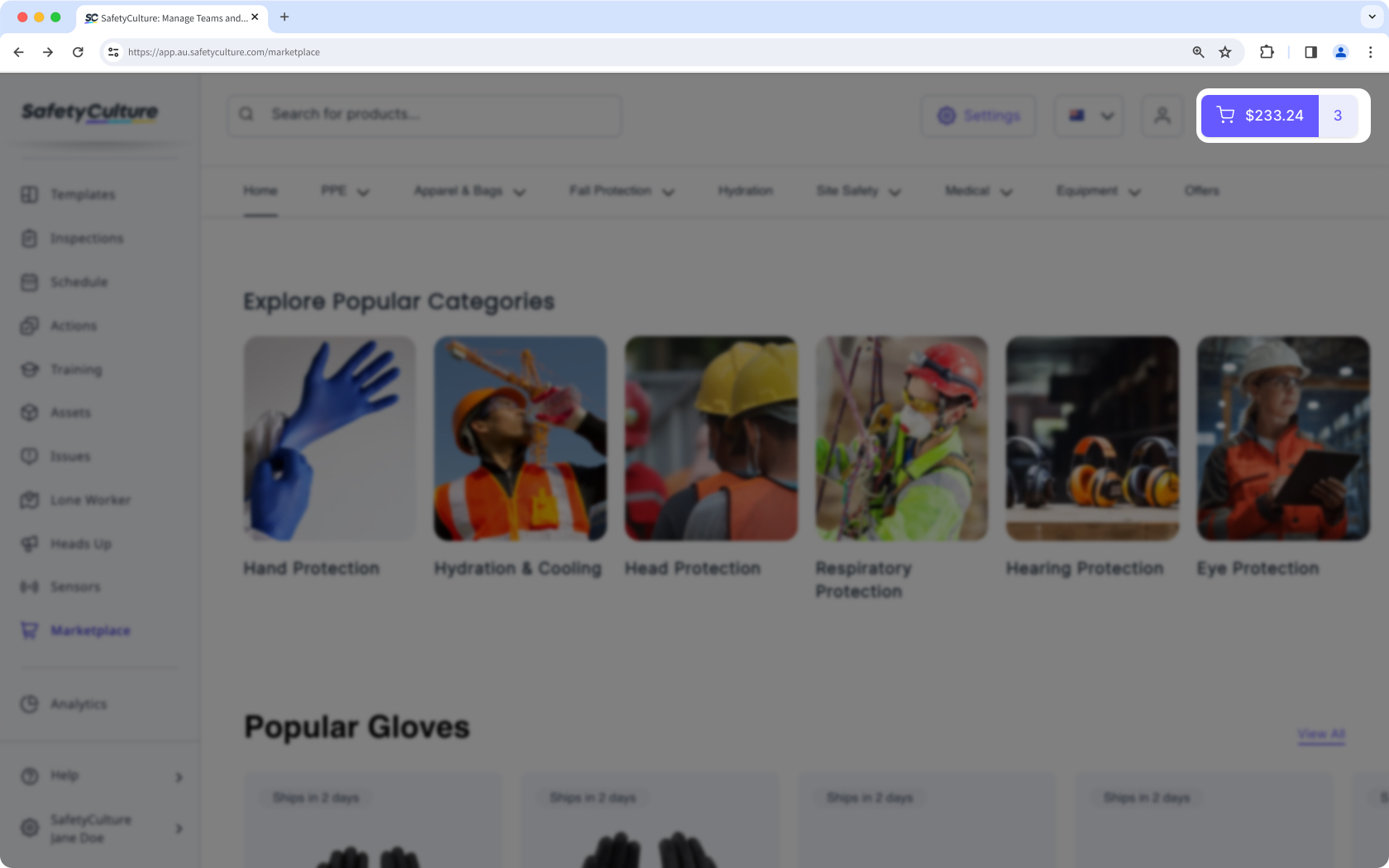 Proceda al pago de los artículos de su carrito en Marketplace a través de la aplicación web