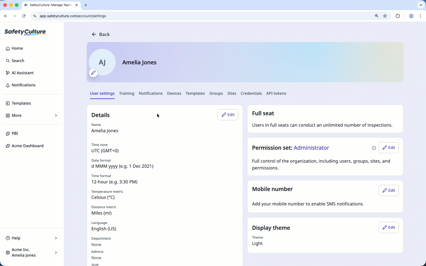 Remove a device for an account via the web app.