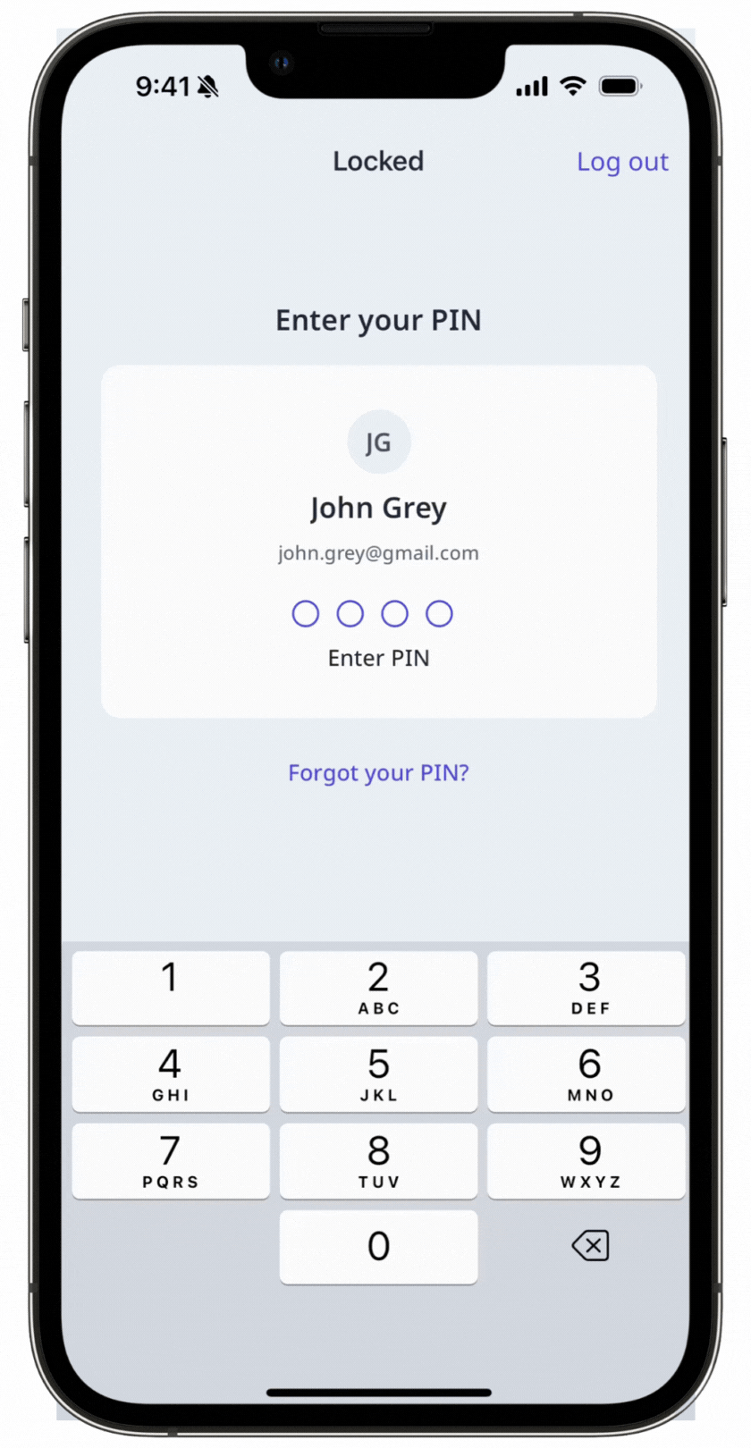 Unlock the SafetyCulture mobile app using PIN.