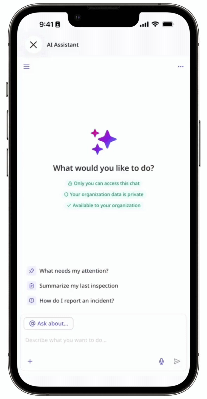 Tap the three-dot menu at the upper-right of your screen and select "View my usage" to see how many credits you've used.
