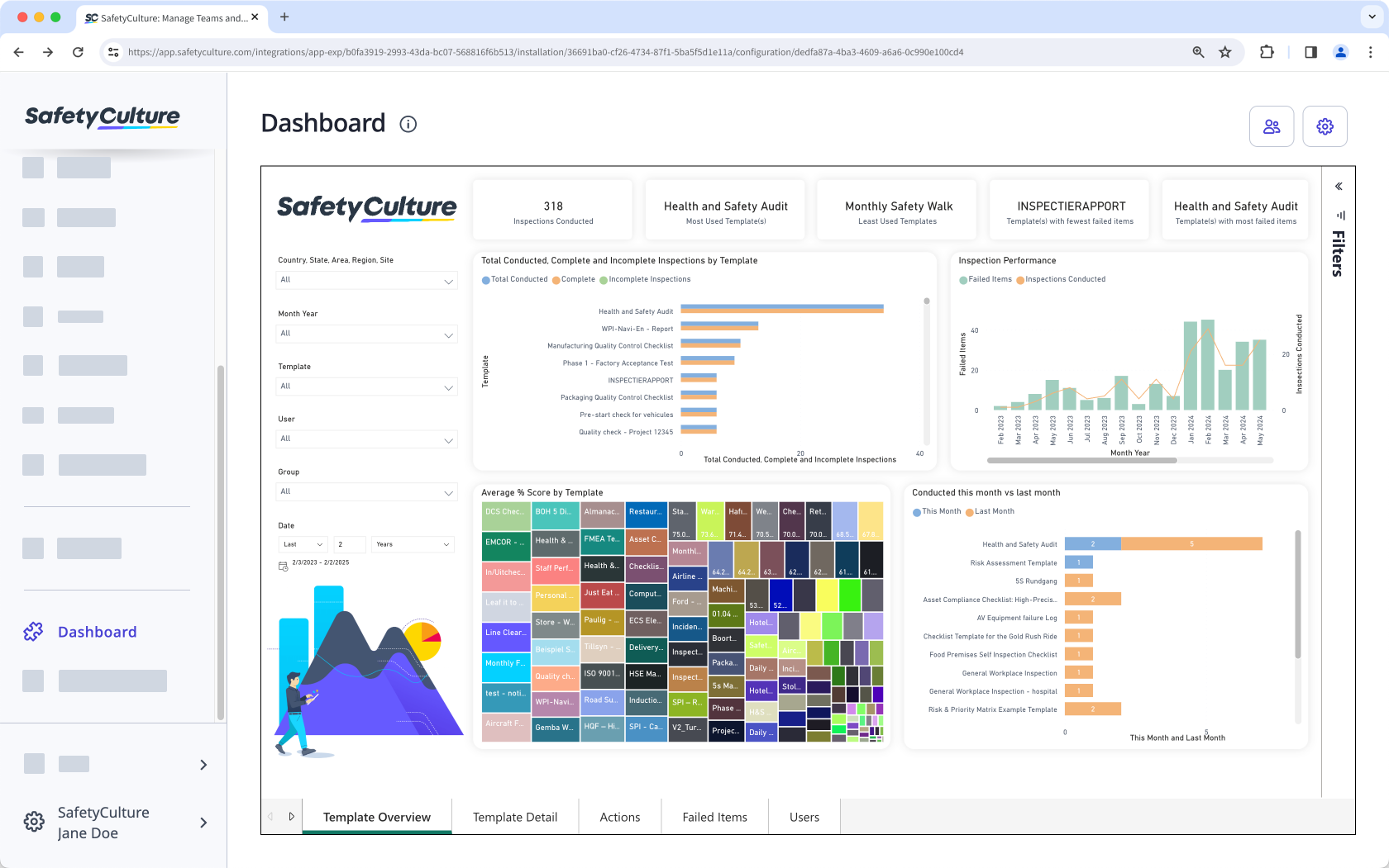 Affichez les tableaux de bord Microsoft Power BI à partir de l'application Web.