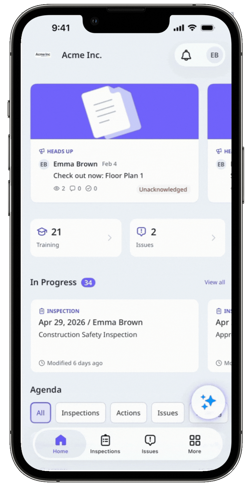 Mobile app navigation with hidden features.