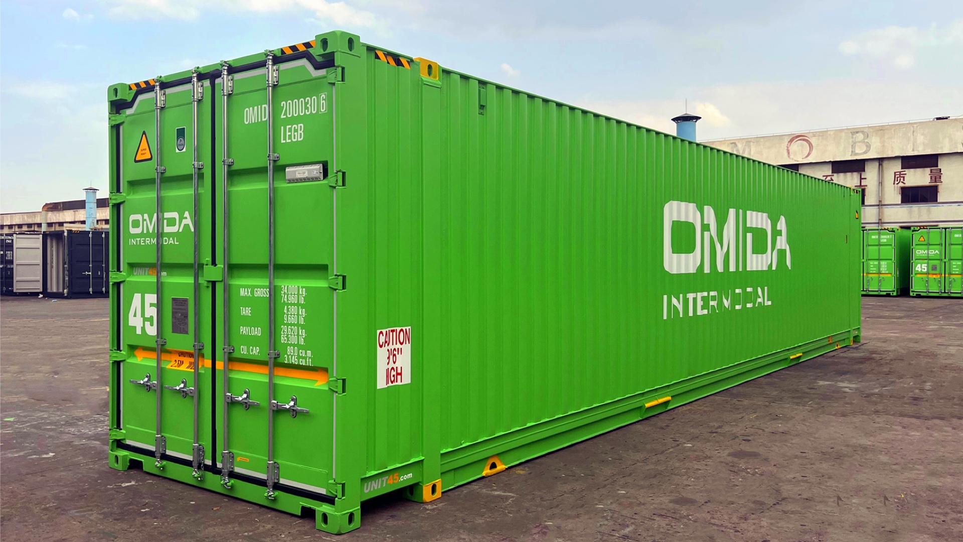 Container branding | Omida Logistics