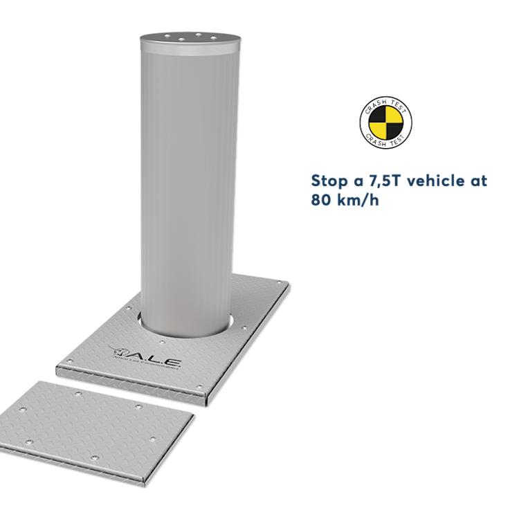 Automatic Anti Ram Vehicles Retractable Steel Bollard 900 Mm High O250 Mm Amco Grouplba Com