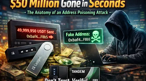 $50 Million Gone in Seconds: The Anatomy of an Address Poisoning Attack