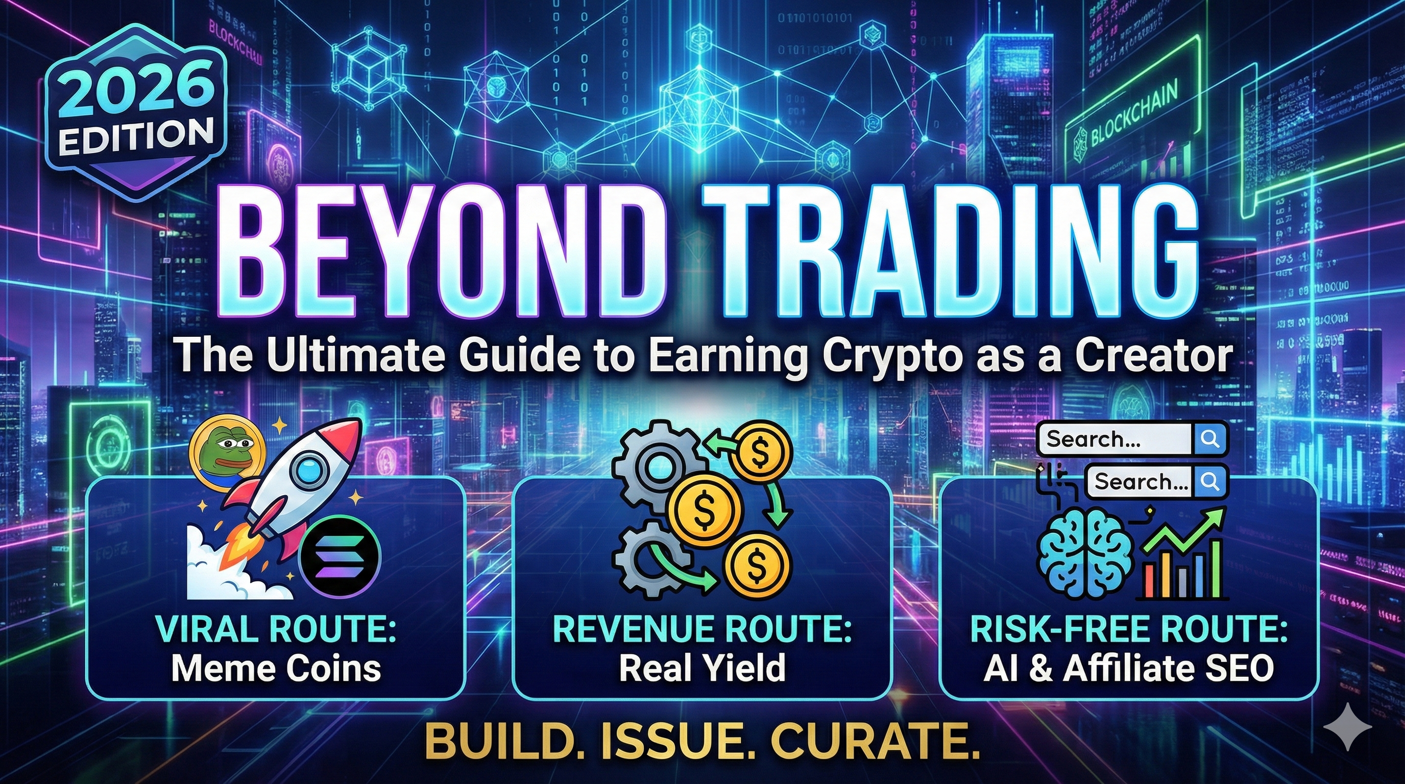 【2026 Edition】Beyond Trading: The Ultimate Guide to Earning Crypto as a Creator