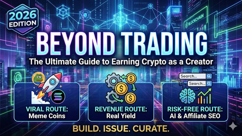 【2026 Edition】Beyond Trading: The Ultimate Guide to Earning Crypto as a Creator