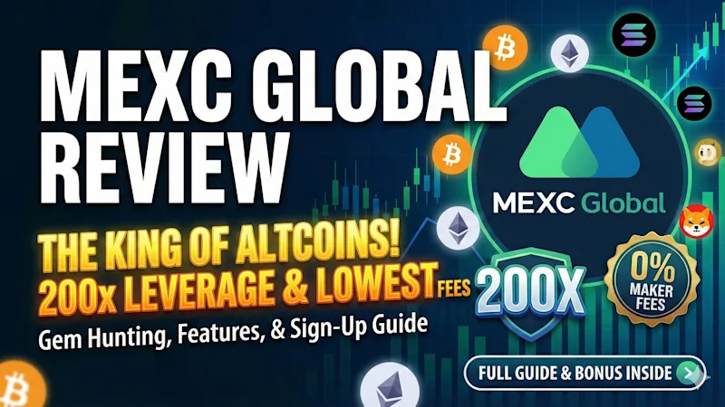 【Complete Guide】MEXC Global Review: Fees, Leverage, Pros & Cons, and Features Explained