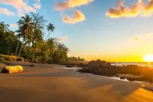 You often have the beach to yourself in Costa Rica's Southern Zone—and the sunsets are unforgettable.