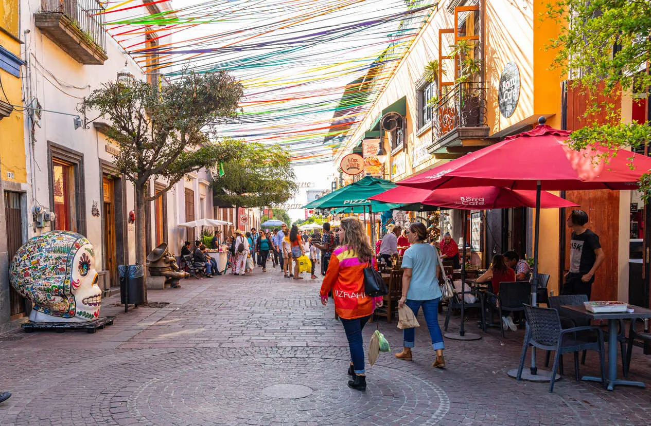 Explore Tlaquepaque’s cobblestone streets, vibrant art, and mariachi traditions.