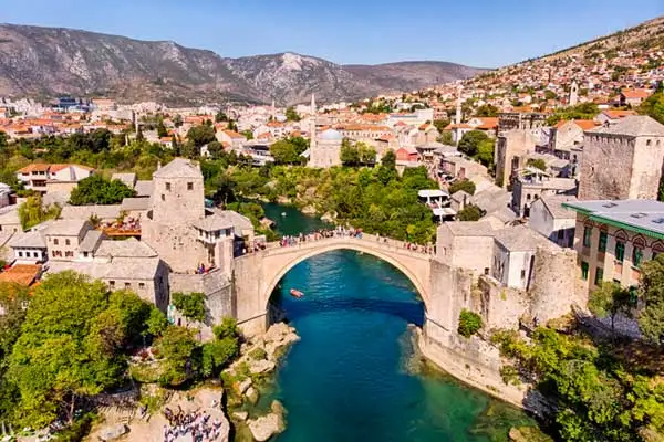 Mostar, Bosnia ©iStock/stocklapse
