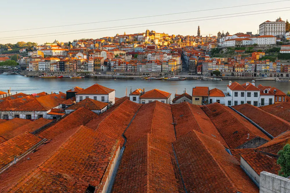 Porto’s orange rooftops and river views shine across from Vila Nova de Gaia.
