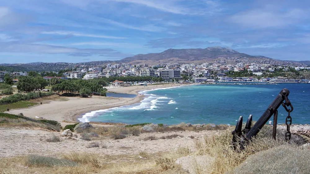 Rafina: A bustling port town with easy island access.